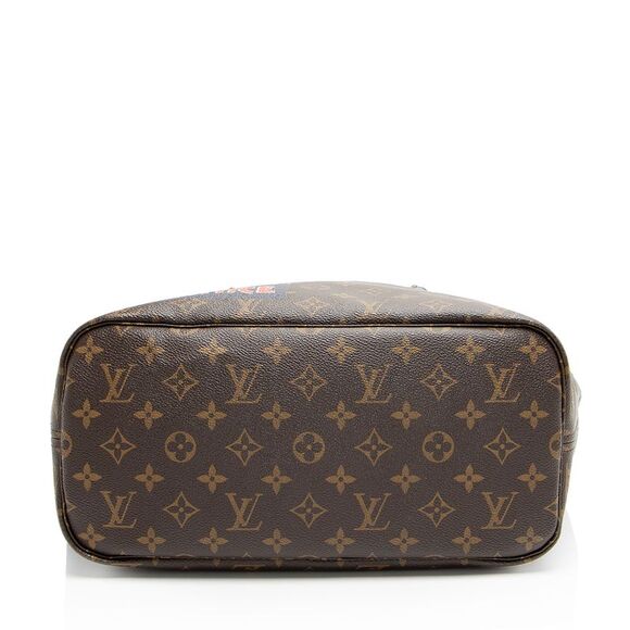 Louis Vuitton Monogram Canvas World Tour Neverfull MM Tote - Picture 4 of 16